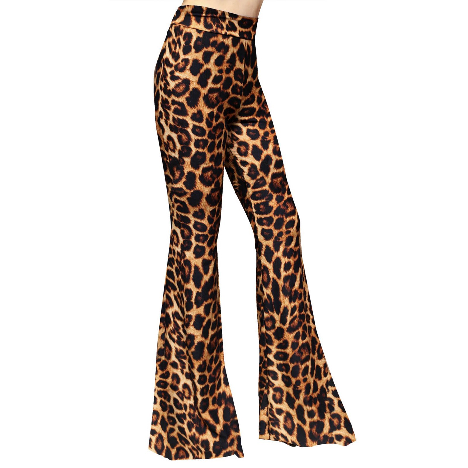 thumbnail image 5 of MKLEKYY Leggins de mujer para vestir, pantalones ajustados con estampado retro y parte inferior grande para primavera y verano para mujer, 5 of 5